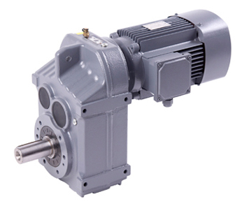 F系列平行轴斜齿轮减速电机样机展示